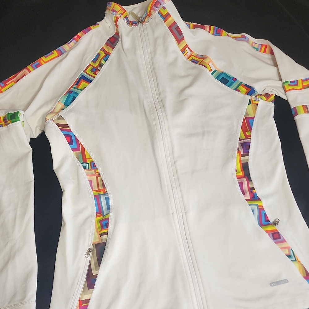 Women's Multicolor Trim Jacket - Picture 2 of 8